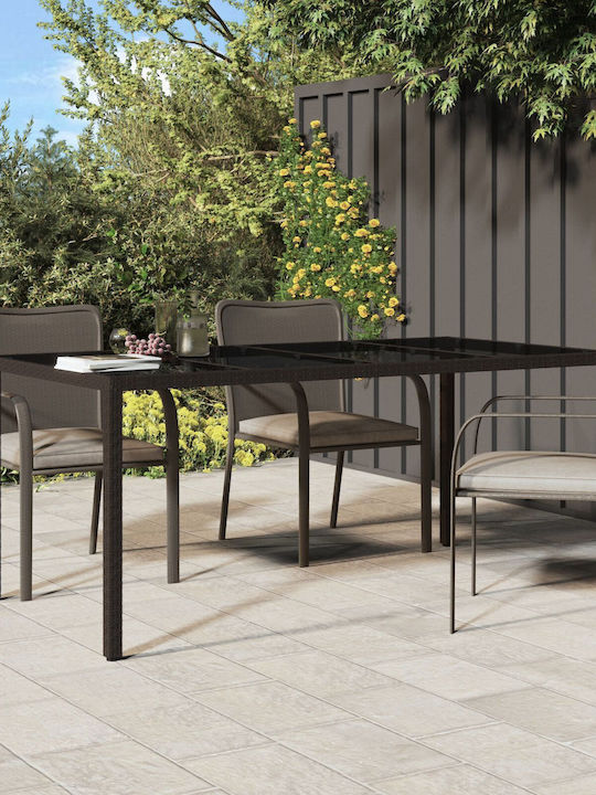 Tisch Stabil Brown 190x90x75cm