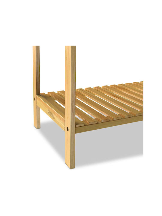 Casaria Ράγα Μπάνιου Μονή Επιτοίχια με Βίδες ​85x85cm Ασημί