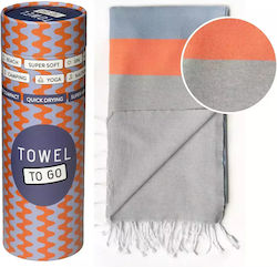 Towel To Go Πετσέτα Θαλάσσης Γκρι