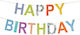 PartyDeco Girlande Für Party Buchstaben 19cm
