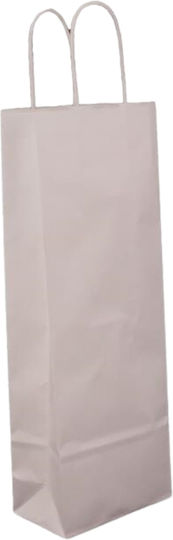 Eco Handle Paper Bag for Gift White 39x8x14cm.