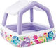 Piscină Pentru Copii Pătrată 295lt Gonflabilă 157x157x122cm Violet