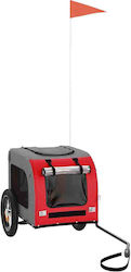 vidaXL Dog Carrying Red Bicycle Trailer for 30k...