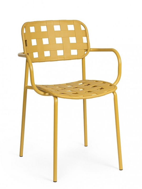 Scaun de exterior Metalic Clover Aukra 4buc 52x...