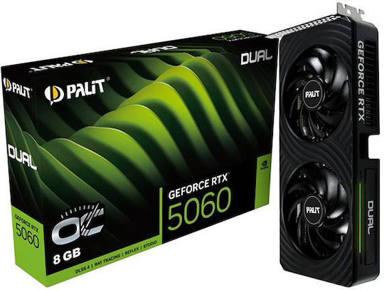 Palit GeForce RTX 5060 8GB GDDR7 Dual OC Κάρτα Γραφικών