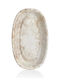 GTSA Serving Platter Oval made of Porcelain Gold 29x17cm
