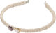 Elfenbein Satin Schillerndes Polaris Haarband
