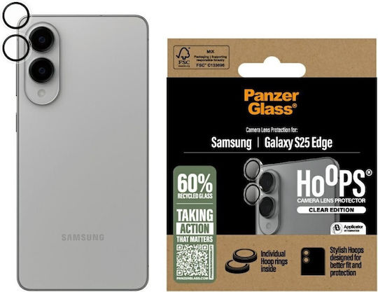 PanzerGlass Hoops Camera Protection Membrane Transparent for the Samsung Galaxy S25 Edge