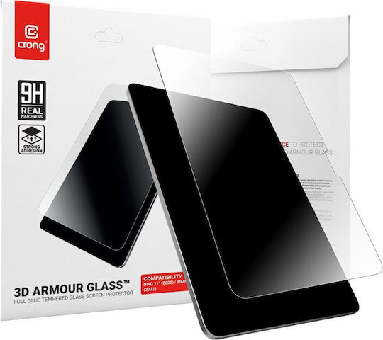 Crong 3D 0.33mm Vollkleber Gehärtetes Glas (Universal 11" Universell 11")