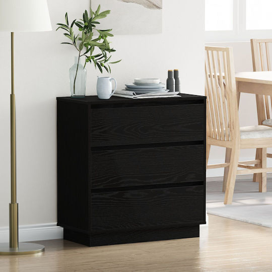 Συρταριέρα Креватокамарас Дървена Black Oak 71x34.5x75бр