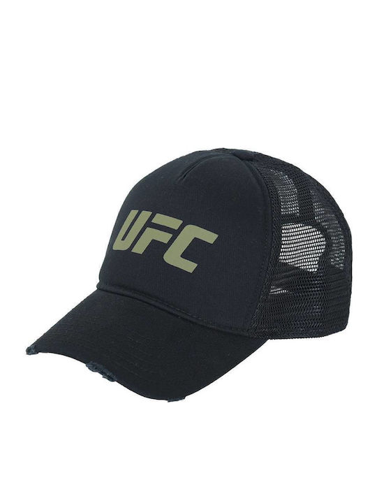 Καπελο Ufc Μαύρο Mε Χακί Logo 26085 H&s