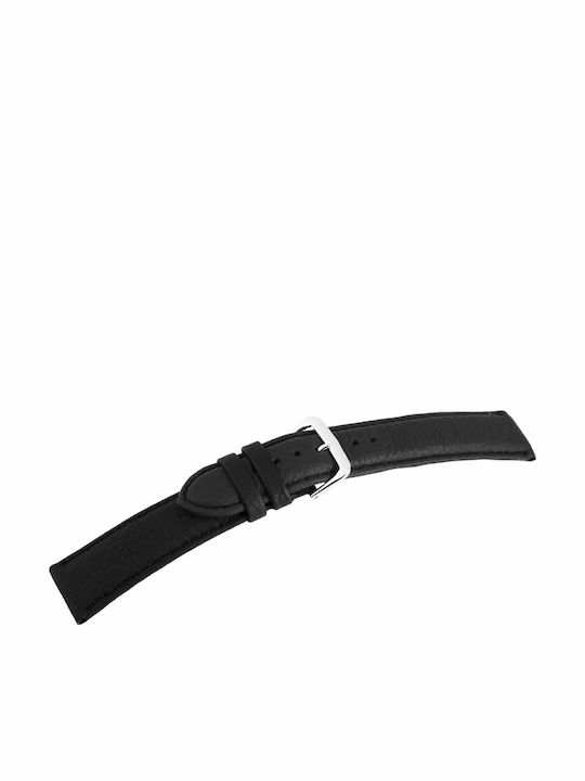 New Era Δερμάτινο Λουράκι Μαύρο 20mm