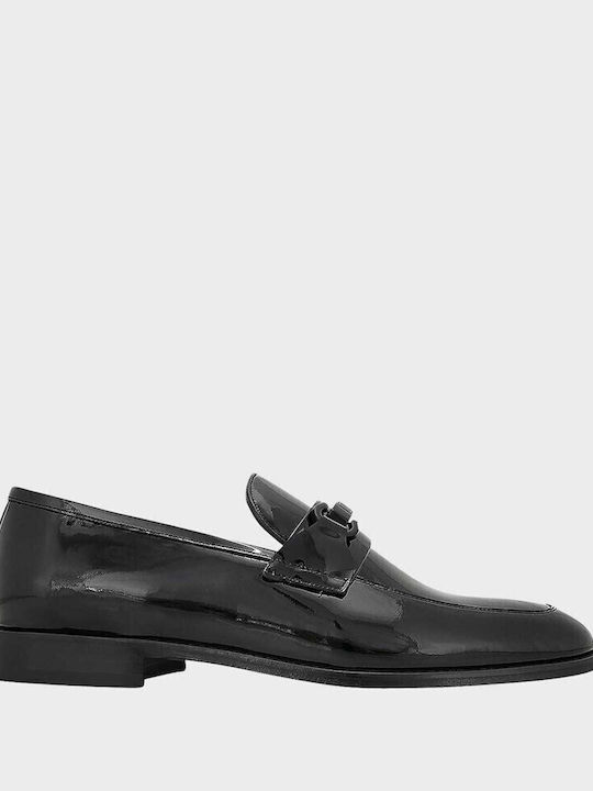 Montel Men's Leather Loafers Black