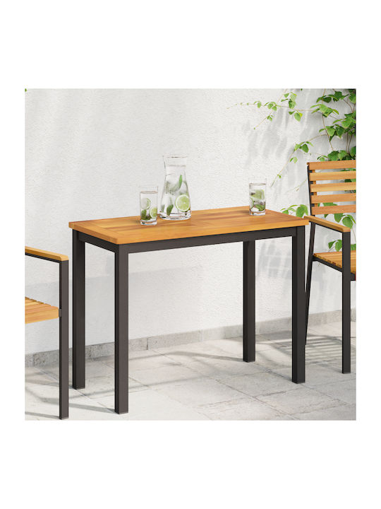 vidaXL Dreptunghiulară Suprafața mesei din Lemn Masiv Acacia 80x40x2.2cm 4108093 1buc