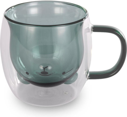 Lamart Κούπα Γυάλινη Πράσινη 250ml 2τμχ