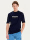 Basehit UPF 50+ Men Short Sleeve Sun Protection Shirt Blue