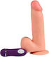 Shequ Phantom Realistic Vibrator cu Telecomandă 20cm Flesh