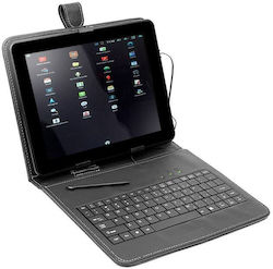 Tracer Flip Cover με Πληκτρολόγιο (Up to 8" tablets) Μαύρη