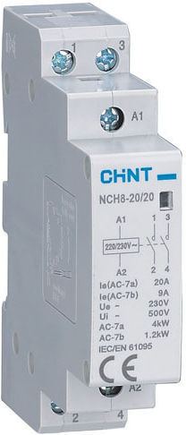 Chint Phase 2-Pole Power Relay 40A 230V