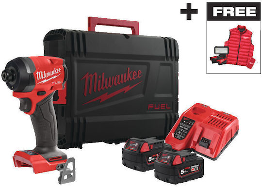 Milwaukee M18 FUEL™ FID3MC-502X Impact Screwdriver Battery 18V 2x5Ah