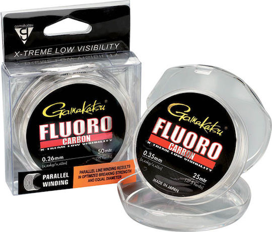Gamakatsu G Line Πετονιά Ψαρέματος Fluorocarbon Διάφανη 50m / 0.22mm / 1.8kg