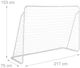 Relaxdays Football Goal 217x153cm