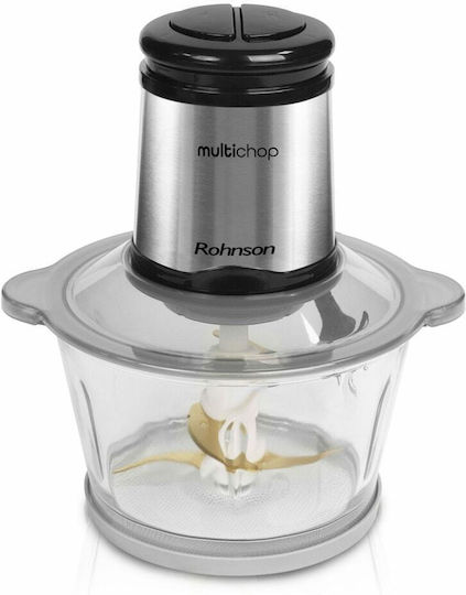 Rohnson Πολυκόπτης Multi 400W με Δοχείο 1.8lt Γκρι