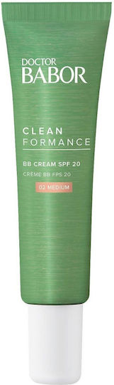 Babor Clean Formance BB 02 Medium Ενυδατική Κρέμα Προσώπου Ημέρας με SPF20 40ml