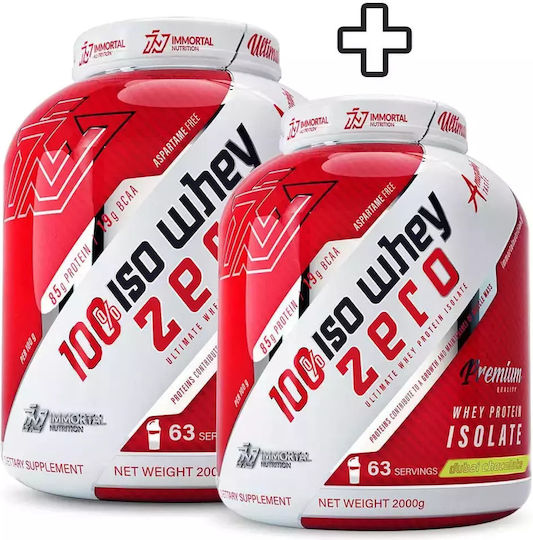 2x Immortal Iso Whey Zero 2kg 4000gr Dubai Chocolate