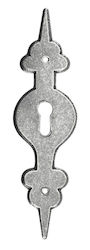 Επιστόμιο Επίπλων Herrajes Palencia 4350 Ασημί Αντικέ 3,2x11,7cm