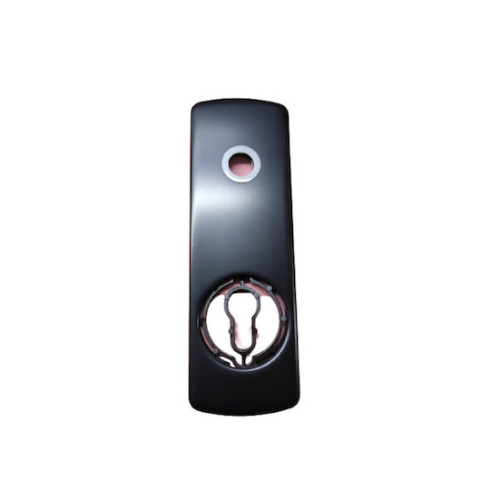 External Cylinder Lock Rosette Defender Disec Black Ki2115p 1755-cy