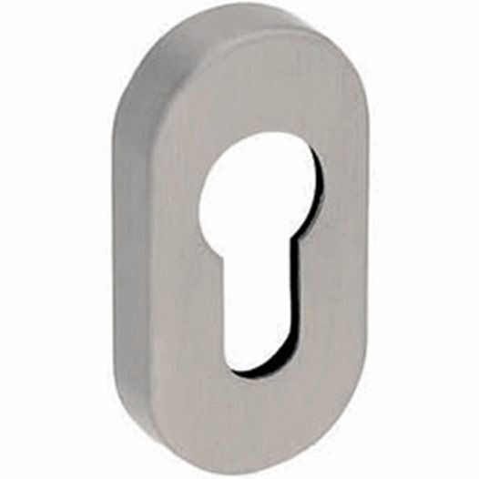 Oval Escutcheon Nickel Matte Best Design No7