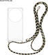 Sonique Armor Clear Silicone Case with Cord for...