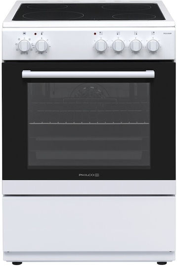 Philco Κουζίνα 69lt με Κεραμικές Εστίες Π60εκ. Λευκή