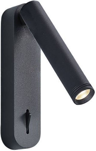 Viokef LED Alb Cald Spot în Culoare Negru Viokef LED Alb Cald Spot în Culoare Negru