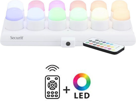 Securit Φωτιστικό LED RGB Ρεσώ 12τμχ Securit Φωτιστικό LED RGB Ρεσώ 12τμχ