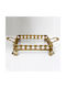 Decorative Vase Transparent 27x16x38cm