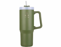 Estia Straw Tumbler XL Save the Aegean 900ml Estia Straw Tumbler XL Save the Aegean 900ml
