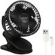 Ruhhy Electric Fan 5W Black