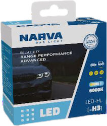 Narva Range Performance Advanced Lamps H3 LED Cold White 2pcs Narva Range Performance Advanced Lamps H3 LED Cold White 2pcs