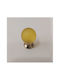 Knopf Möbelgriff aus Glas Matte Yellow - Gold Ø30mm 019601 1Stück