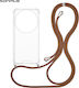 Sonique Armor Clear Silicone Case with Cord for...