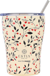 Estia Coffee Mug Save The Aegean 350ml Bloom Beige