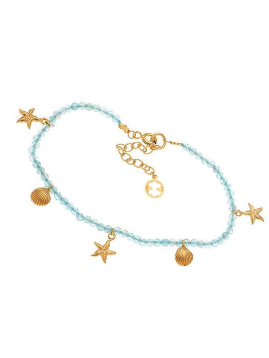 Arteon Women's Bracelet Chain made of Silver Gold Plated
