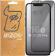 Bizon Blueo Tempered Glass Black Compatible with iPhone 17e 16e 14 13 13 Pro Xiaomi 13 Pro