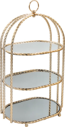 Keskor Μεταλλική Ορντεβιέρα Χρυσή Π20xΜ58cm