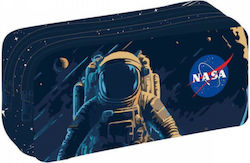 NASA Pencil Case Barrel with 2 Compartments NASA Pencil Case Barrel with 2 Compartments