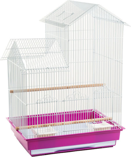 MrZoo Bird Cage Martha 47.5x36x68cm. Purple