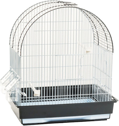 MrZoo Vogelkäfig Kiara 43x30.5x48cm. Schwarz