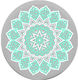 Pop-Halter Frieden Mandala Tiffany